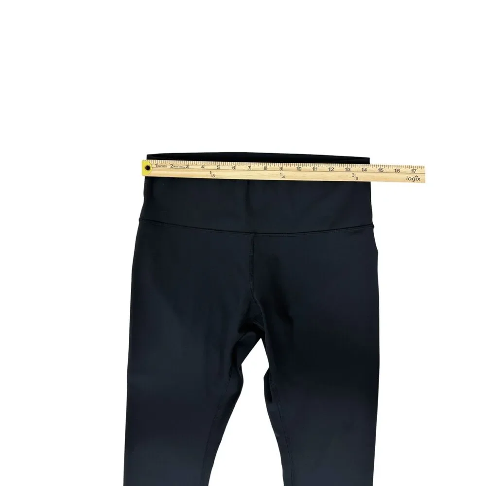 Lululemon Black High Rise Athletic Leggings Size 10 Excellent Condition